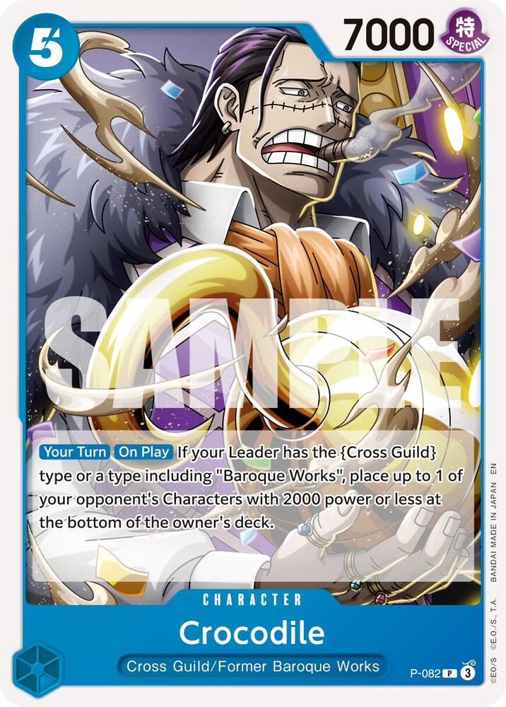 Crocodile (Reprint) P-082 Promo Premium Booster -The Best- Vol. 2 One Piece NM