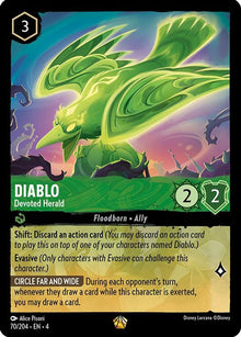 Diablo - Devoted Herald 70/204 Legendary Ursula's Return Lorcana Near Mint
