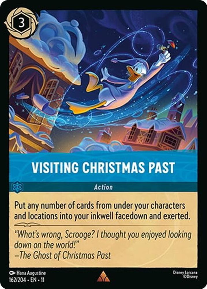 Visiting Christmas Past 162/204 Rare Winterspell Lorcana Near Mint