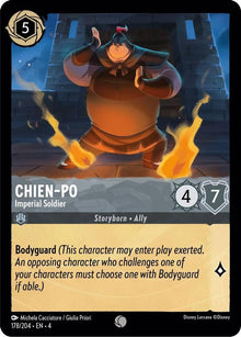 Chien-Po - Imperial Soldier 178/204 Common Ursula's Return Lorcana Near Mint
