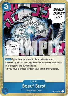 Boeuf Burst OP12-060 Rare Legacy of the Master One Piece Foil Near Mint