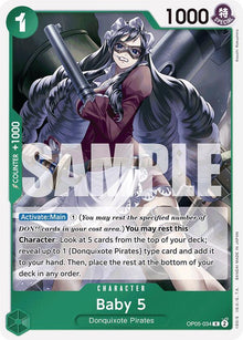 Baby 5 (Reprint) OP05-034 Rare Premium Booster -The Best- One Piece Foil NM