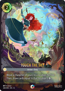 Touch the Sky (Enchanted) 240/204 Enchanted Wilds Unknown Lorcana Holo Near Mint