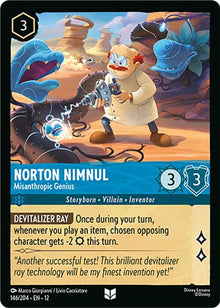 Norton Nimnul - Misanthropic Genius 146/204 Uncommon Wilds Unknown Lorcana NM
