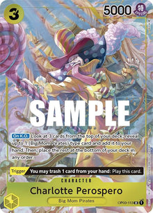 Charlotte Perospero (Alternate Art) OP03-113 Pillars of Strength One Piece Foil NM