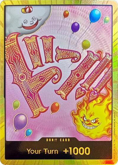 DON!! Card (Big Mom) (Gold) DON!! Premium Booster -The Best- One Piece Foil NM