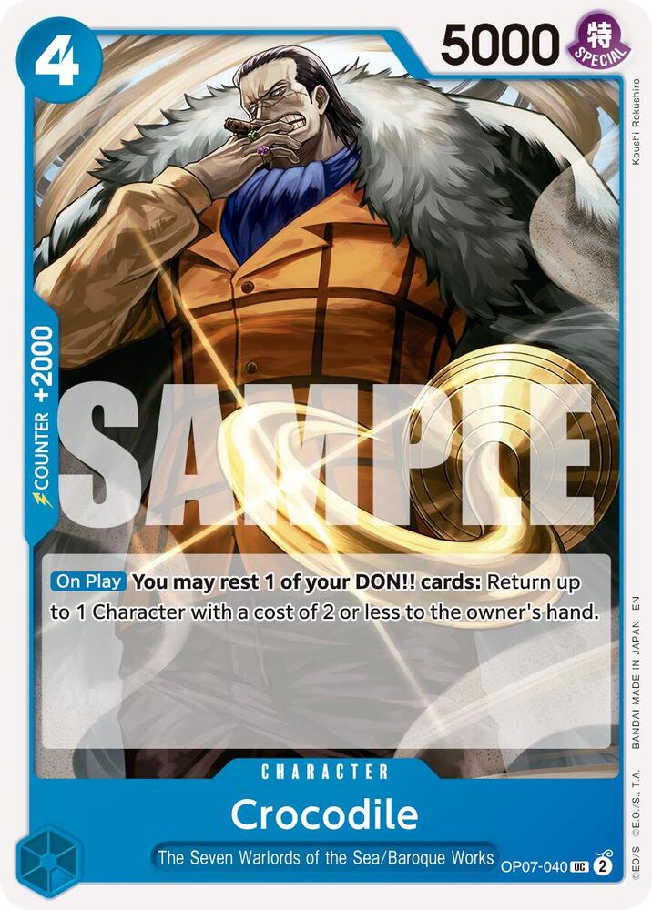Crocodile (Reprint) OP07-040 Premium Booster -The Best- Vol. 2 One Piece NM