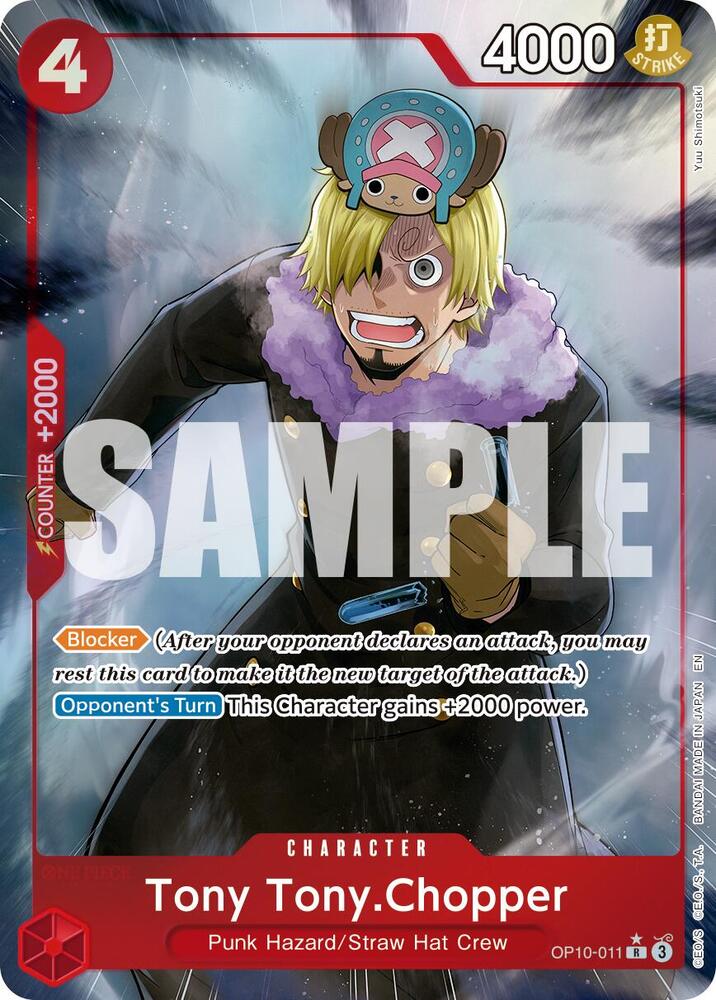 Tony Tony.Chopper (Alternate Art) OP10-011 Premium Booster -The Best- Vol. 2 One Piece Foil NM