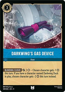 Darkwing's Gas Device 169/204 Uncommon Winterspell Lorcana Near Mint