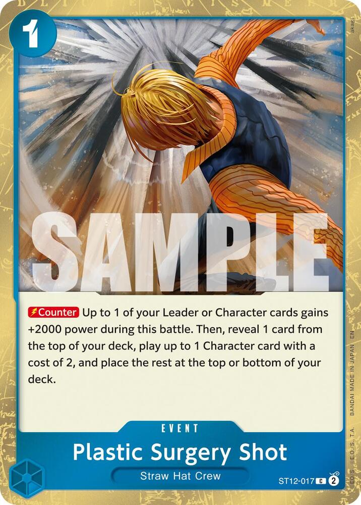 Plastic Surgery Shot (Pirate Foil) ST12-017 Premium Booster -The Best- Vol. 2 One Piece NM