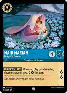 Maid Marian - Delightful Dreamer 150/204 Common Into the Inklands Lorcana NM