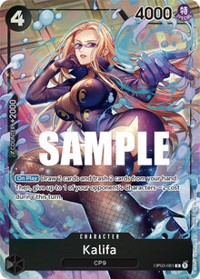 Kalifa (081) (Alternate Art) OP03-081 Rare Pillars of Strength One Piece Foil NM