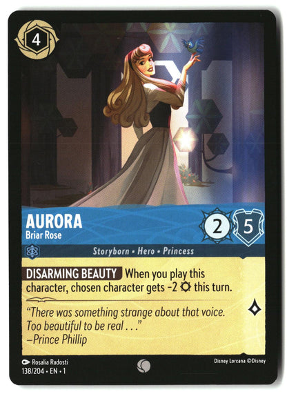 Aurora - Briar Rose 138/204 Common The First Chapter Lorcana Lightly Played
