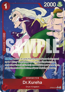 Dr.Kureha (Parallel) OP08-015 Rare Two Legends One Piece Foil Near Mint