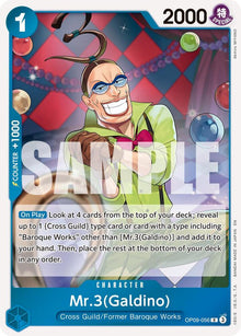 Mr.3(Galdino) (Reprint) OP09-056 Premium Booster -The Best- Vol. 2 One Piece Foil NM