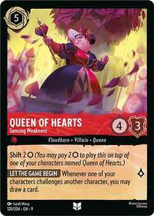 Queen of Hearts - Sensing Weakness 120/204 Uncommon Fabled Lorcana Near Mint