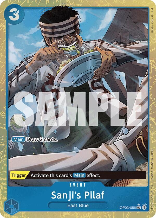 Sanji's Pilaf (Alternate Art) OP03-056 Premium Booster -The Best- One Piece Foil NM