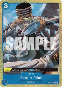 Sanji's Pilaf (Alternate Art) OP03-056 Premium Booster -The Best- One Piece Foil NM