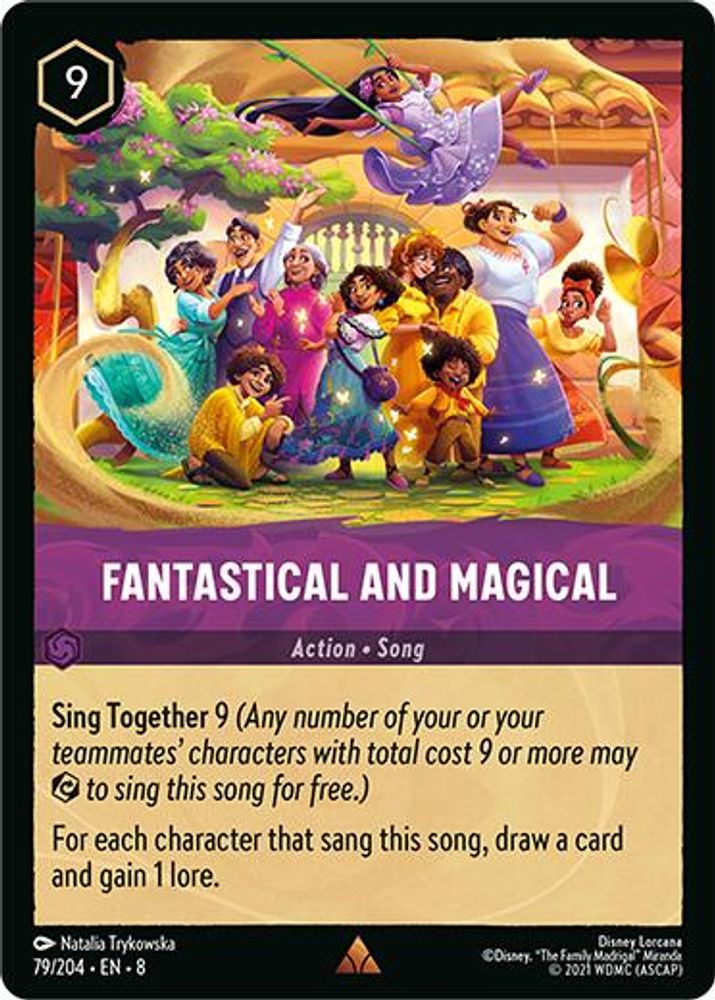 Fantastical and Magical 79/204 Rare Reign of Jafar Lorcana Near Mint