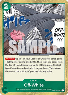 Off-White EB01-019 Rare Extra Booster: Memorial Collection One Piece Foil NM