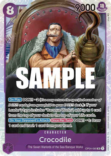 Crocodile (060) OP04-060 Super Rare Kingdoms of Intrigue One Piece Foil NM