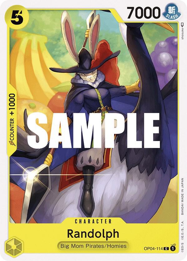 Randolph OP04-114 Common Kingdoms of Intrigue One Piece Near Mint