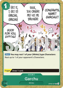 Garchu OP08-037 Uncommon Two Legends One Piece Near Mint