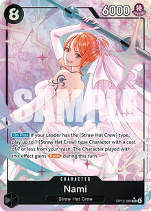 Nami (Alternate Art) OP15-086 Adventure on Kami's Island One Piece Foil NM
