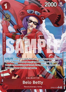 Belo Betty (Alternate Art) OP05-015 Premium Booster -The Best- One Piece Foil NM