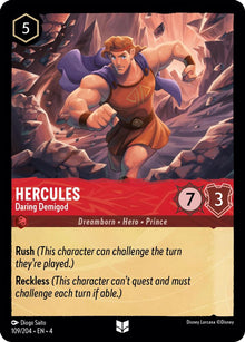 Hercules - Daring Demigod 109/204 Uncommon Ursula's Return Lorcana Near Mint