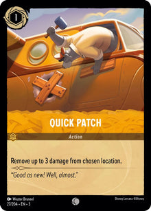 Quick Patch 27/204 Common Into the Inklands Lorcana Near Mint