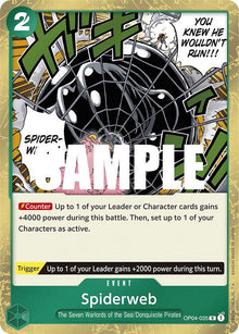 Spiderweb OP04-035 Rare Kingdoms of Intrigue One Piece Foil Near Mint