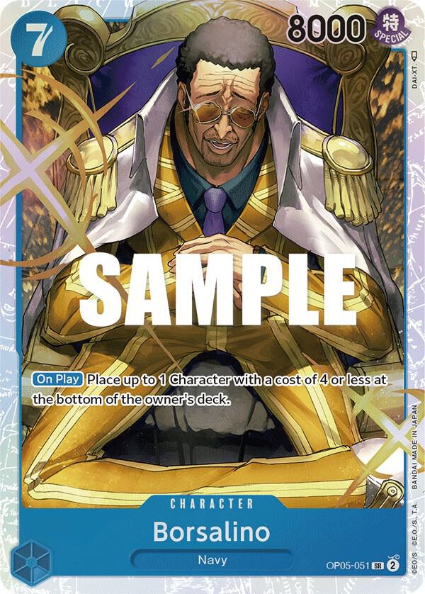 Borsalino OP05-051 Super Rare Awakening of the New Era One Piece Foil Near Mint