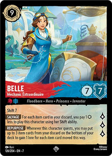Belle - Mechanic Extraordinaire 126/204 Super Rare Archazia's Island Lorcana NM