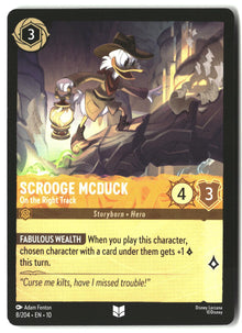 Scrooge McDuck - On the Right Track 8/204 Whispers in the Well Lorcana LP
