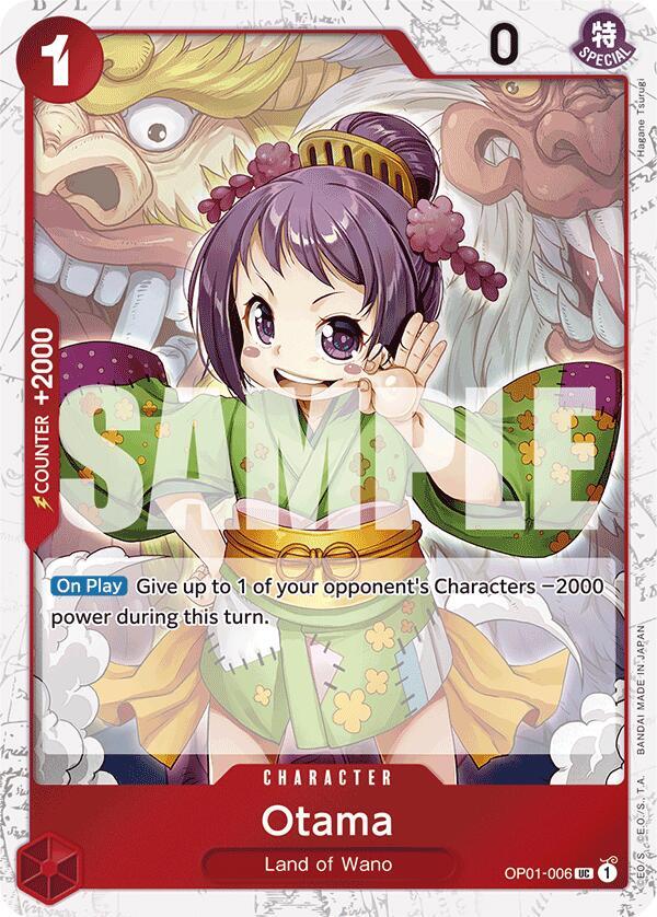 Otama (Jolly Roger Foil) OP01-006 Premium Booster -The Best- One Piece NM
