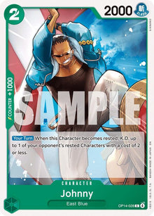 Johnny OP14-028 Common The Azure Sea's Seven One Piece Near Mint