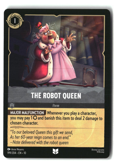 The Robot Queen 199/204 Uncommon Whispers in the Well Lorcana Lightly Played