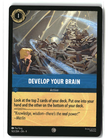 Develop Your Brain 163/204 Common Fabled Lorcana Lightly Played