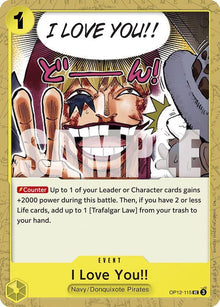 I Love You!! OP12-115 Uncommon Legacy of the Master One Piece Near Mint