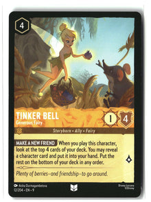 Tinker Bell - Generous Fairy 12/204 Uncommon Fabled Lorcana Lightly Played