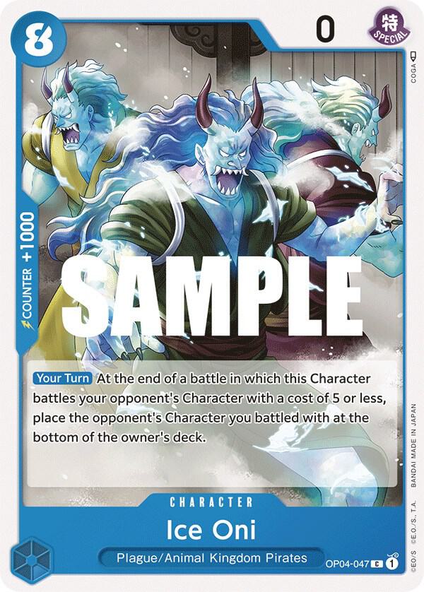 Ice Oni OP04-047 Common Kingdoms of Intrigue One Piece Near Mint