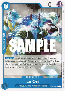 Ice Oni OP04-047 Common Kingdoms of Intrigue One Piece Near Mint