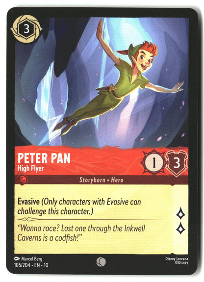 Peter Pan - High Flyer 105/204 Common Whispers in the Well Lorcana LP