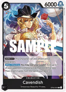 Cavendish OP04-081 Rare Kingdoms of Intrigue One Piece Foil Near Mint
