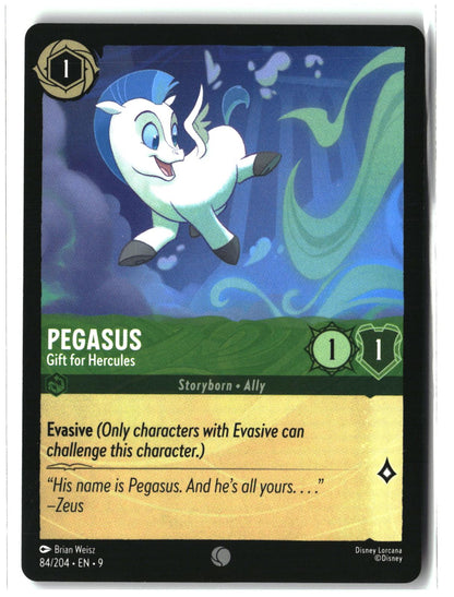 Pegasus - Gift for Hercules 84/204 Common Ursula's Return Lorcana Lightly Played