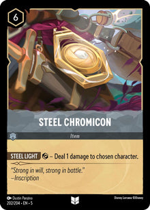 Steel Chromicon 202/204 Uncommon Shimmering Skies Lorcana Near Mint