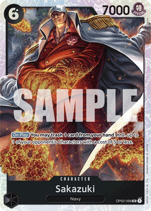 Sakazuki (Reprint) OP02-099 Premium Booster -The Best- One Piece Foil NM