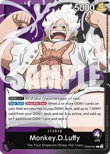 Monkey.D.Luffy (061) OP09-061 Leader Emperors in the New World One Piece NM