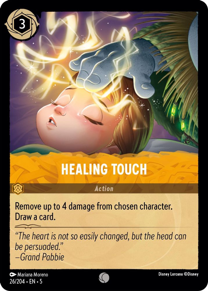 Healing Touch 26/204 Common Shimmering Skies Lorcana Near Mint